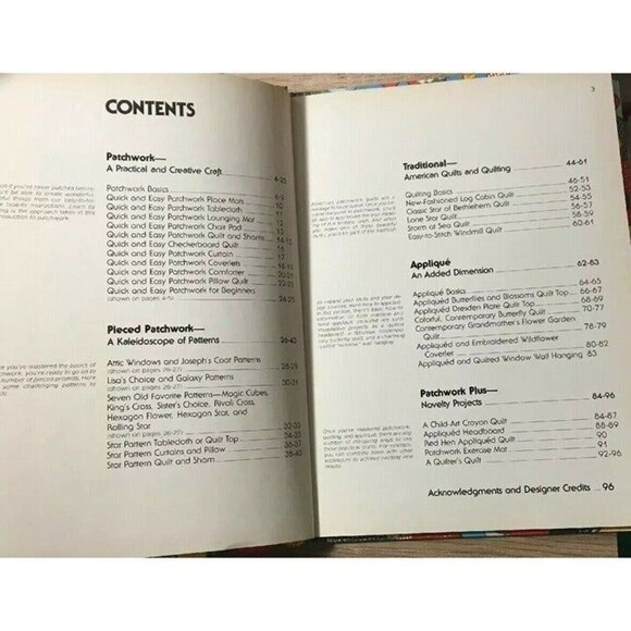 Quilting Better Home & Garden Patchwork (1977, Hardcover) Book Vintage - Picture 4 of 5